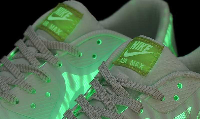Nike Air Max 90 Glow in the Dark cuir pas cher air max 90 en solde footlocker